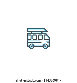 Bus icon design. Transportation icon vector illustration