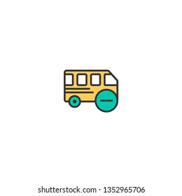 Bus icon design. Transportation icon vector illustration