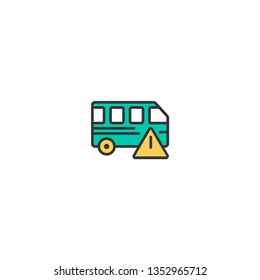 Bus icon design. Transportation icon vector illustration