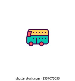 Bus icon design. Transportation icon vector illustration