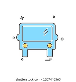 Bus icon design vector