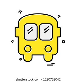 Bus icon design vector