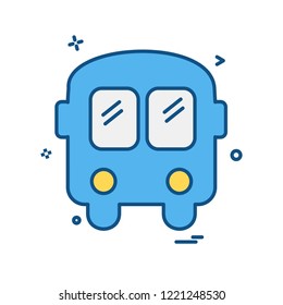 Bus icon design vector