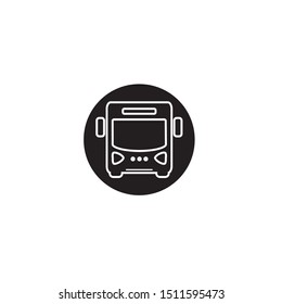 BUS ICON DESIGN, VECTOR, EPS 10