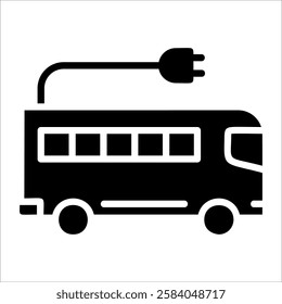 Bus Icon Element For Design