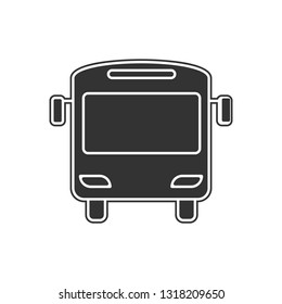 bus icon. Element of navigation for mobile concept and web apps icon. Glyph, flat icon for website design and development, app development