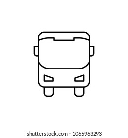 bus icon. Element of simple icon for websites, web design, mobile app, info graphics. Thin line icon for website design and development, app development  on white background