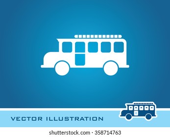 Bus Icon. Eps-10.