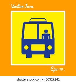 Bus Icon. Eps-10.