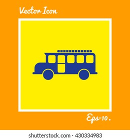 Bus Icon. Eps-10.