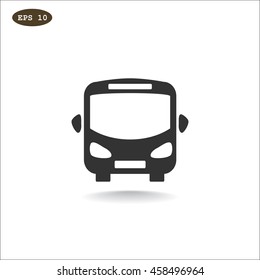  Bus Icon Flat .