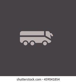  bus icon flat .
