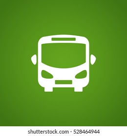 bus icon flat .