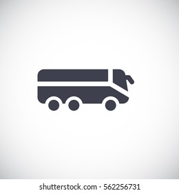  bus icon flat .