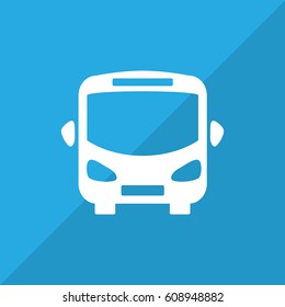  bus icon flat .