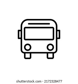 icono de bus estilo plano estilo moda simple