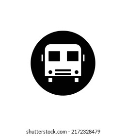 bus icon flat style trendy stylist simple