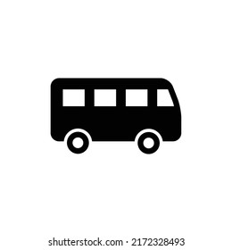 bus icon flat style trendy stylist simple