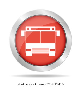 Bus icon Flat vector illustrator Eps 10