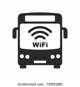 Bus icon, Free Wi-Fi available