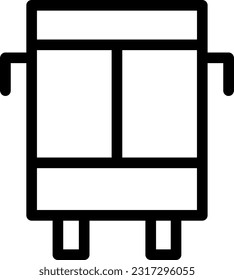 Bus Icon: A graphical representation symbolizing a bus, commonly used to represent public transportation services