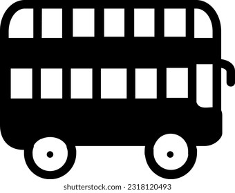 Bus Icon: A graphical representation symbolizing a bus, commonly used to represent public transportation services
