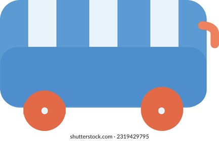Bus Icon: A graphical representation symbolizing a bus, commonly used to represent public transportation services