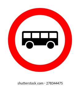 Bus icon great for any use. Vector EPS10.