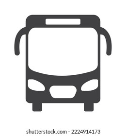 bus icon ground transportation vector illustration