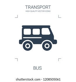 bus icon. high quality filled bus icon on white background. from transport collection flat trendy vector bus symbol. use for web and mobile