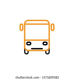 bus icon, illustration design template 