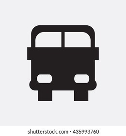 Bus icon illustration isolated vector sign symbol