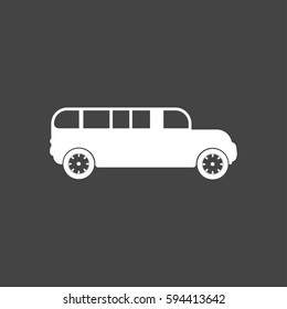 Bus icon illustration isolated vector sign symbol