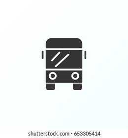 Bus icon illustration isolated vector sign symbol