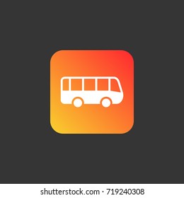 Bus icon illustration isolated vector sign symbol