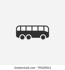 Bus icon illustration isolated vector sign symbol