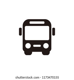 Bus icon isolated on white background