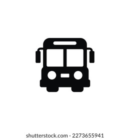 Bus icon isolated on white background