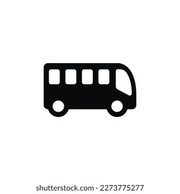 Bus icon isolated on white background