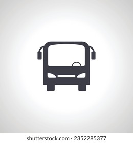 bus icon. bus isolated icon on white background.