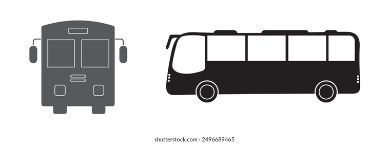 Bus icon isolated on white background design eps 10