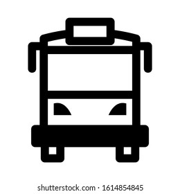 bus icon isolated sign symbol vector illustration - high quality black style vector icons
