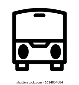 bus icon isolated sign symbol vector illustration - high quality black style vector icons
