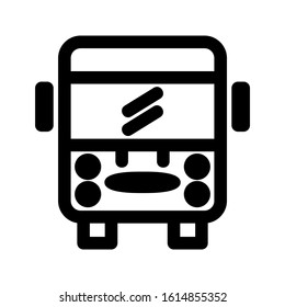 bus icon isolated sign symbol vector illustration - high quality black style vector icons
