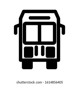 bus icon isolated sign symbol vector illustration - high quality black style vector icons
