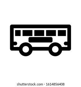 bus icon isolated sign symbol vector illustration - high quality black style vector icons
