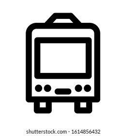 bus icon isolated sign symbol vector illustration - high quality black style vector icons
