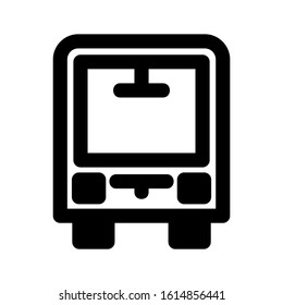 bus icon isolated sign symbol vector illustration - high quality black style vector icons
