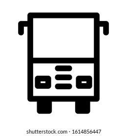 bus icon isolated sign symbol vector illustration - high quality black style vector icons

