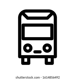 bus icon isolated sign symbol vector illustration - high quality black style vector icons
